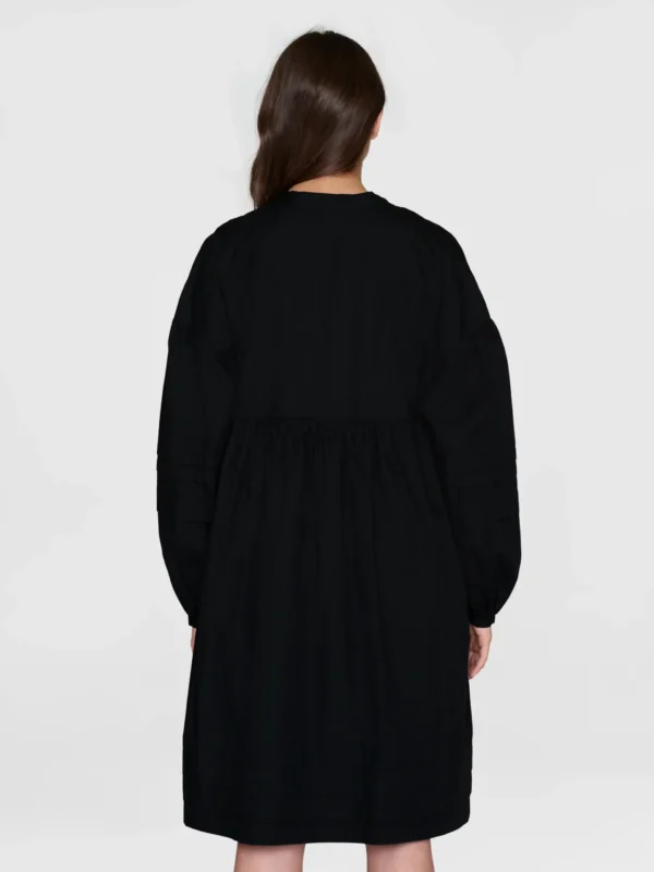 KnowledgeCotton Apparel Langærmet Kjole (Sort) – Dame | Kjole