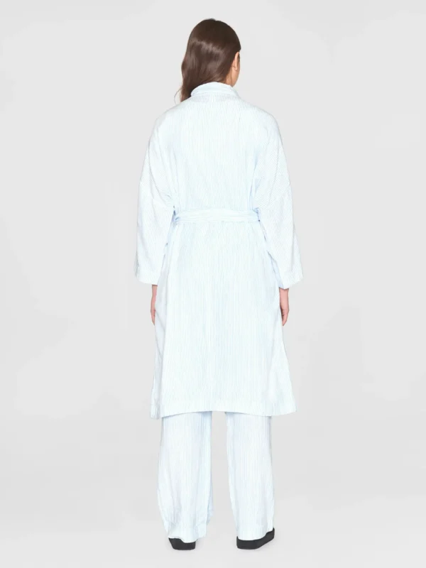 2250004-8021-3 KnowledgeCotton Apparel Stribet Kimono (Blå) – Dame | Kjole