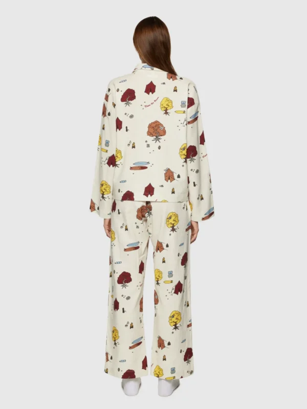 KnowledgeCotton Apparel Print Skjorte (Cremehvid) – Dame | Skjorte