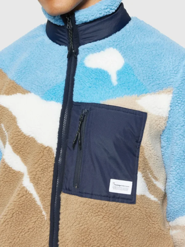 4280002-9921-1 KnowledgeCotton Apparel Fleecejakke (Multifarvet) – Dame | Jakke