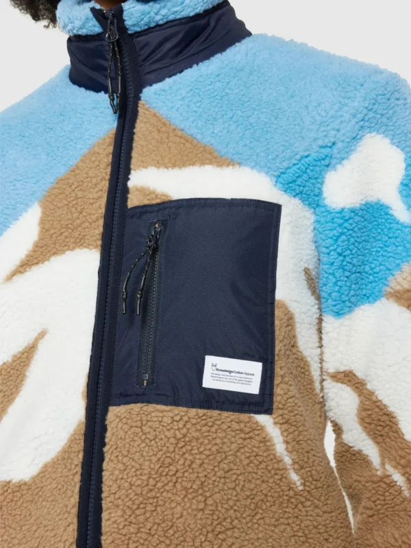 4280002-9921-2 KnowledgeCotton Apparel Fleecejakke (Multifarvet) – Dame | Jakke