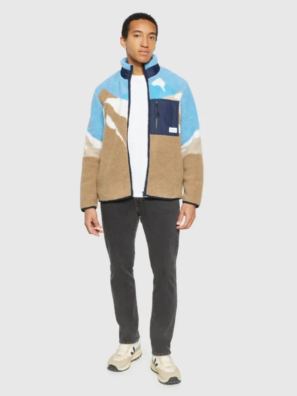 4280002-9921-7 KnowledgeCotton Apparel Fleecejakke (Multifarvet) – Dame | Jakke