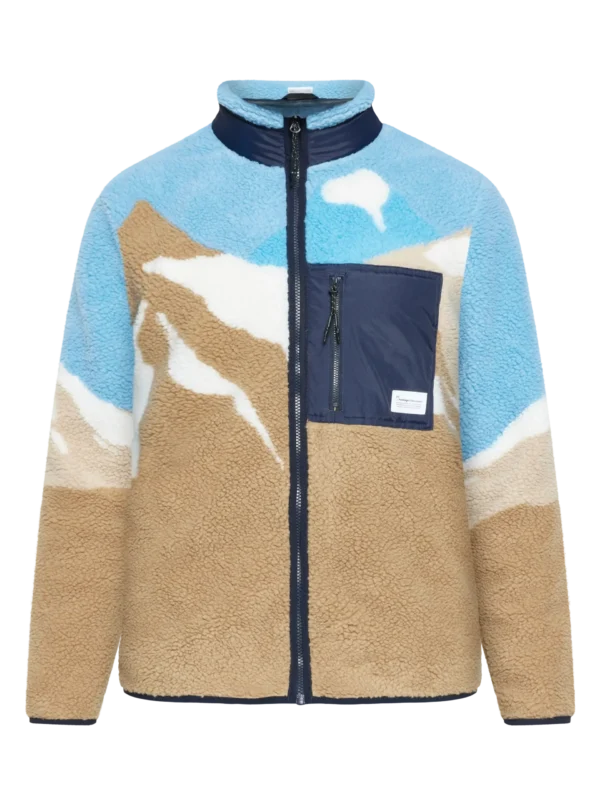 4280002-9921-9 KnowledgeCotton Apparel Fleecejakke (Multifarvet) – Dame | Jakke