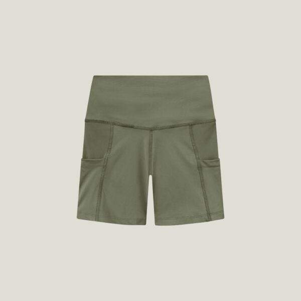 5005_Army_406 Cuera Short Tights (Army) – Dame | Short Tights