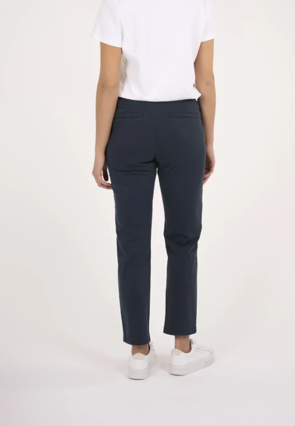 700001-1001-2 KnowledgeCotton Apparel Navy Chinos – Dame | Bukser