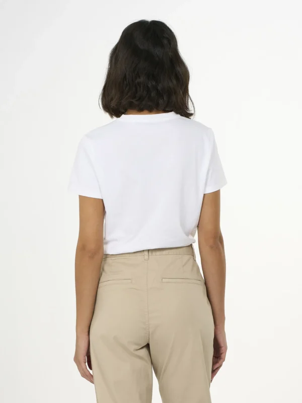 KnowledgeCotton Apparel Beige Chinos (Mid waist) – Dame | Bukser