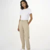 KnowledgeCotton Apparel Beige Chinos (Mid waist) – Dame | Bukser