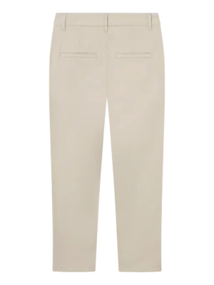 700001-1228-7 KnowledgeCotton Apparel Beige Chinos (Mid waist) – Dame | Bukser