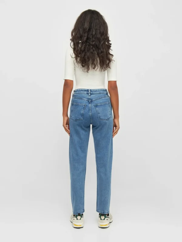 KnowledgeCotton Apparel Light Blue Denim Jeans (Mid rise) – Dame | Bukser