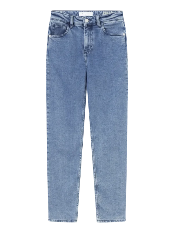 KnowledgeCotton Apparel Light Blue Denim Jeans (Mid rise) – Dame | Bukser