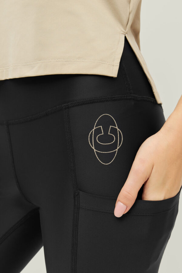 Active Long Tights Black 4 Cuera Active Long Tights (Sort) – Dame | Tights