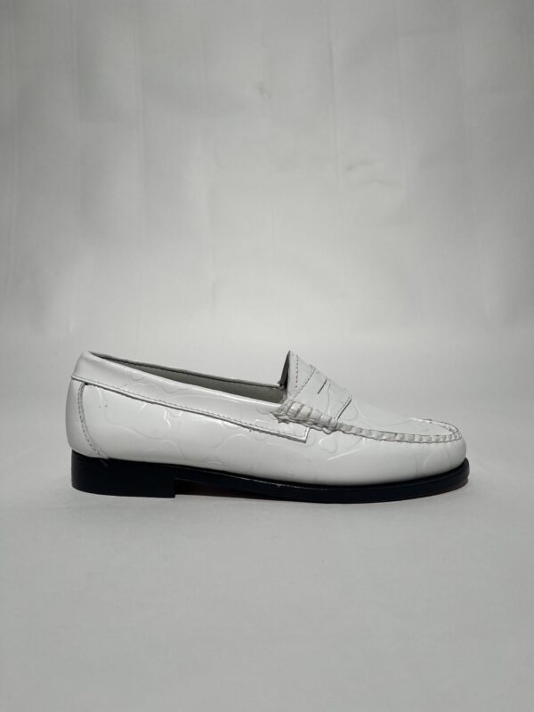 G.H. Bass Weejuns Penny Loafers Hearts (Hvid) – Dame | Sko