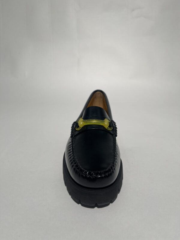IMG_0245 G.H. Bass Weejuns 90's Lianna Horsebit Loafers (Sort/Gul) – Dame | Sko
