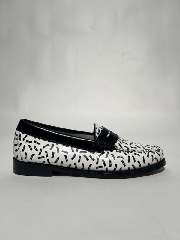 G.H. Bass Weejuns Penny Loafers (Hvid/Sort) – Dame | Sko