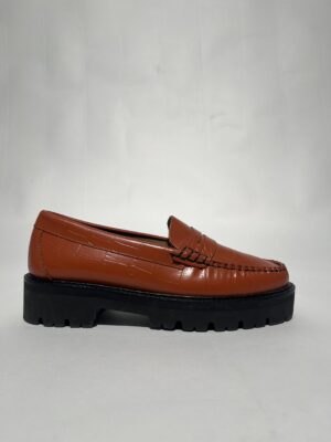IMG_0269 G.H. Bass Weejuns 90s Penny Loafers Chunky (Brun/Sort) – Dame | Sko