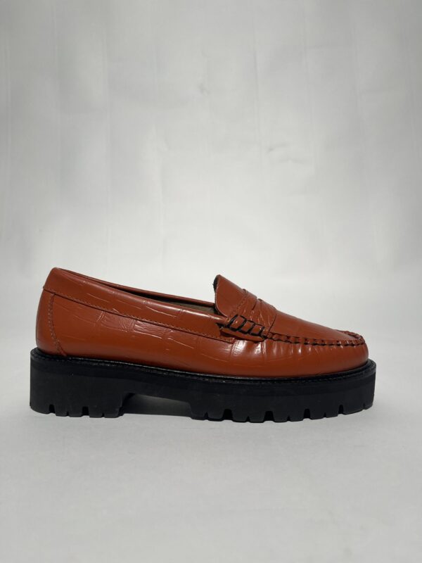 IMG_0269 G.H. Bass Weejuns 90s Penny Loafers Chunky (Brun/Sort) – Dame | Sko