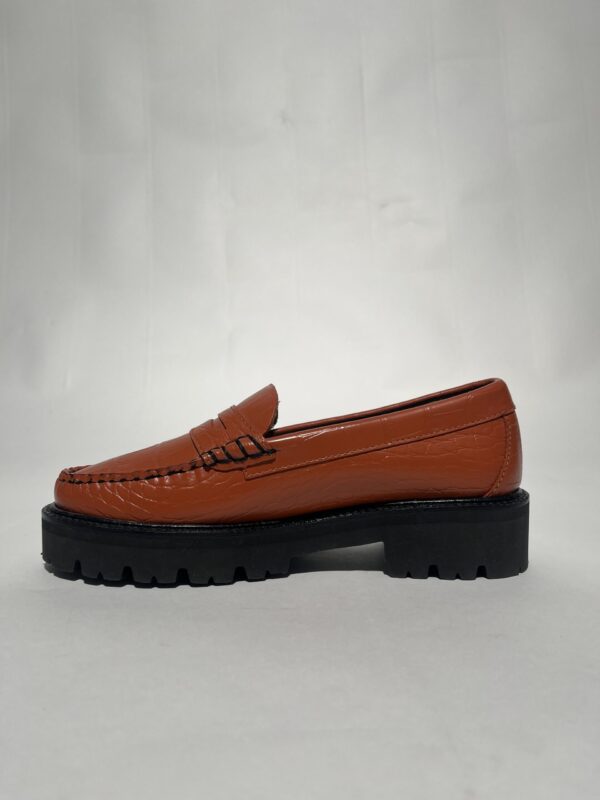 IMG_0270 G.H. Bass Weejuns 90s Penny Loafers Chunky (Brun/Sort) – Dame | Sko