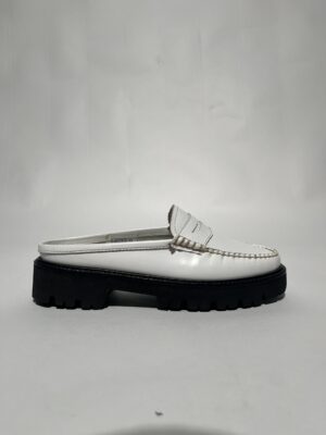 IMG_0292 G.H. Bass Weejuns Loafers Slides (Hvid) – Dame | Sko