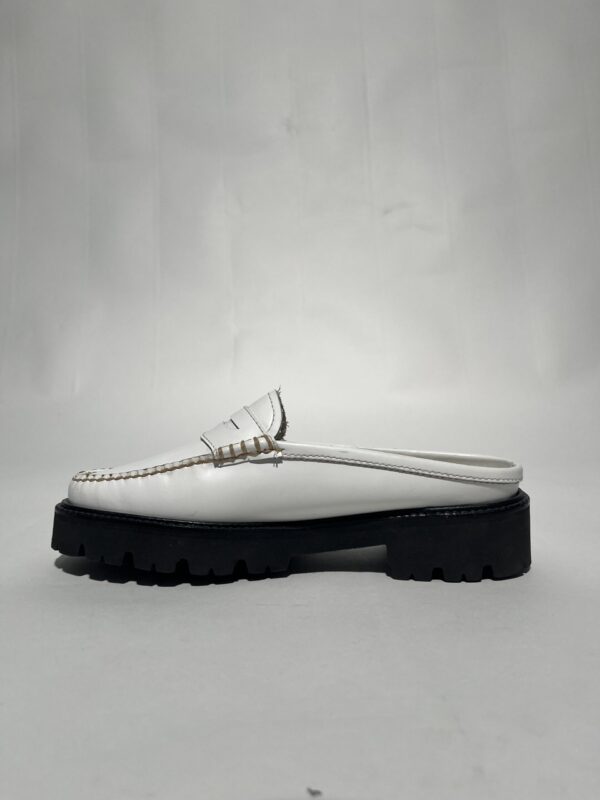 IMG_0293 G.H. Bass Weejuns Loafers Slides (Hvid) – Dame | Sko