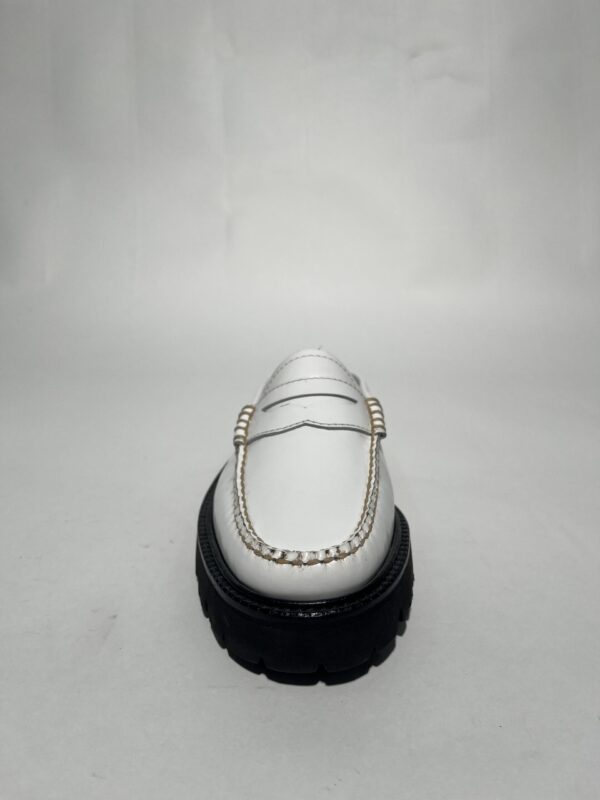 IMG_0294 G.H. Bass Weejuns Loafers Slides (Hvid) – Dame | Sko