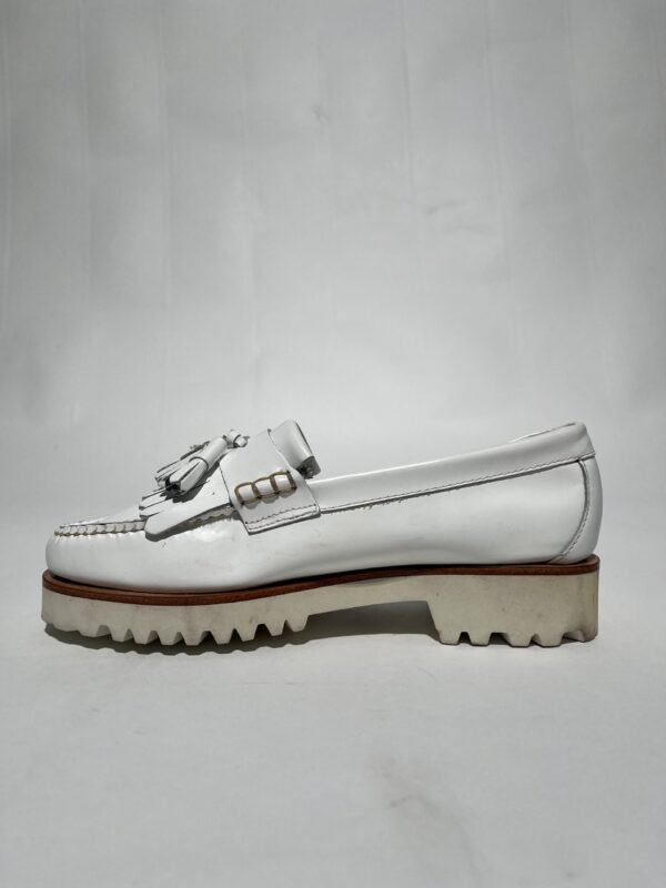 IMG_0318 G.H. Bass Weejuns 90's Esther Kiltie Tassel Loafers (Hvid) – Dame | Sko