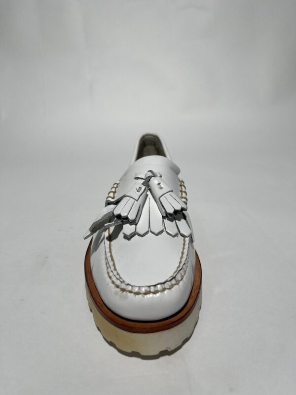 IMG_0319 G.H. Bass Weejuns 90's Esther Kiltie Tassel Loafers (Hvid) – Dame | Sko
