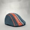 IMG_0463 Kangol Tropic Game Stripe 507 – Unisex | Grøn m. orange og hvide striper | Hat