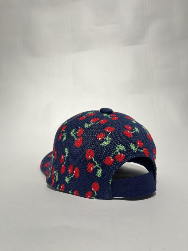 Kangol Tropic Cherry Spacecap – Unisex | Blå med cherry print | Hat