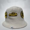 IMG_0552 Kangol NYC Crochet Hat – Unisex | Hvid med gule mønstre | Hat