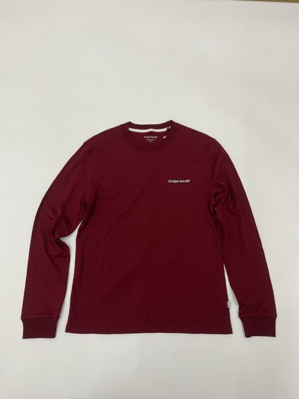 Guess Jeans Langærmet T-shirt (Bordeaux) – Herre | Langærmet T-shirt