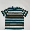 IMG_0608 Guess Jeans Stribet T-shirt (Grøn/Hvid) – Herre | T-shirt
