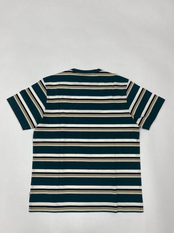 IMG_0609 Guess Jeans Stribet T-shirt (Grøn/Hvid) – Herre | T-shirt