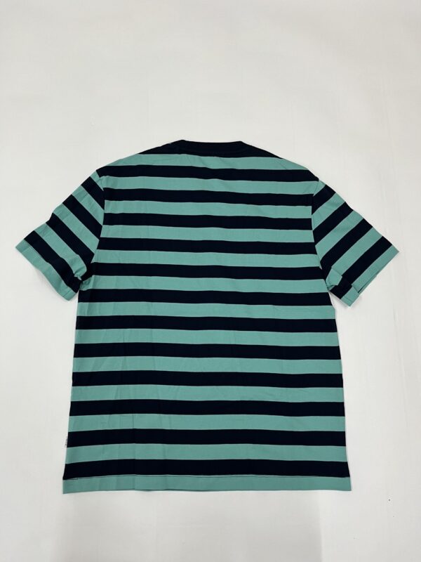 IMG_0654 Guess Jeans Stribet T-shirt (Navy/Grøn) – Herre | T-shirt