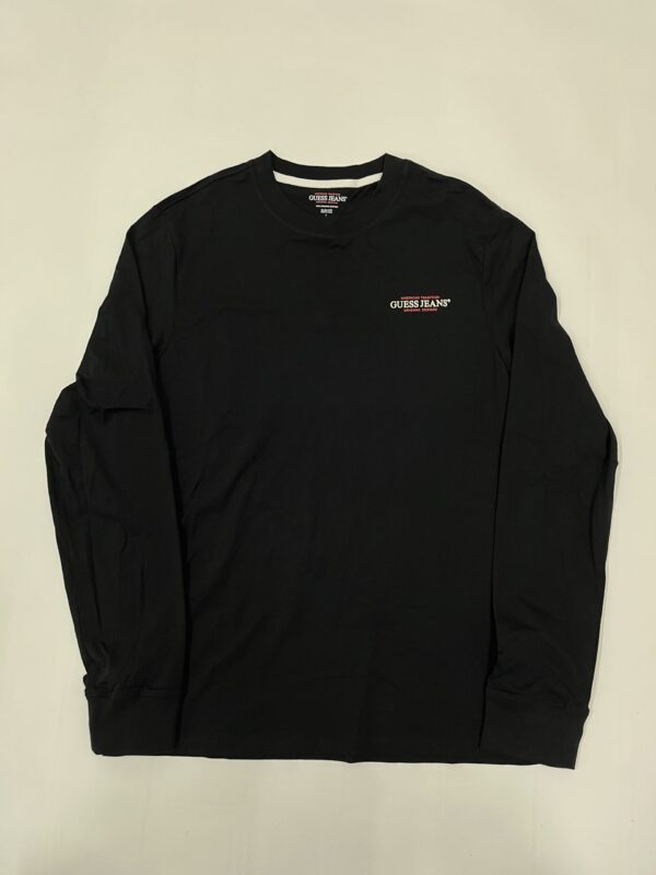 IMG_0657 Guess Jeans Langærmet T-shirt (Sort) – Herre | Langærmet T-shirt