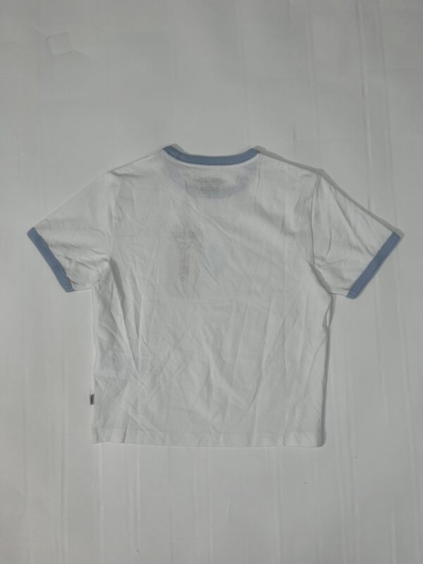 Guess Jeans Cropped T-shirt (Hvid/Lyseblå) – Dame | T-shirt