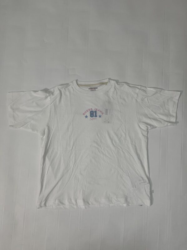 IMG_0707 Guess Jeans Oversized T-shirt (Hvid) – Dame | T-shirt