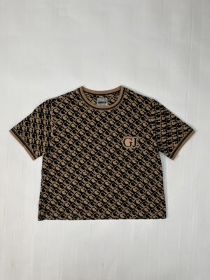 IMG_0721 Guess Jeans Tshirt (Brun/Sort) – Dame | T-shirt