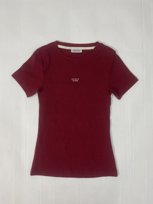 IMG_0725 Guess Jeans T-shirt (Bordeaux) – Dame | T-shirt