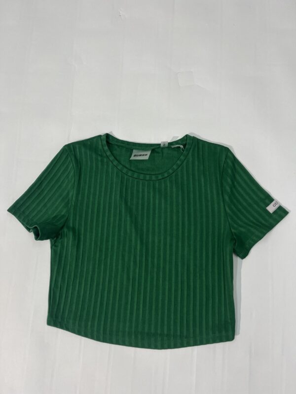 IMG_4949 2 Guess Jeans Cropped T-shirt (Grøn) – Dame | Top