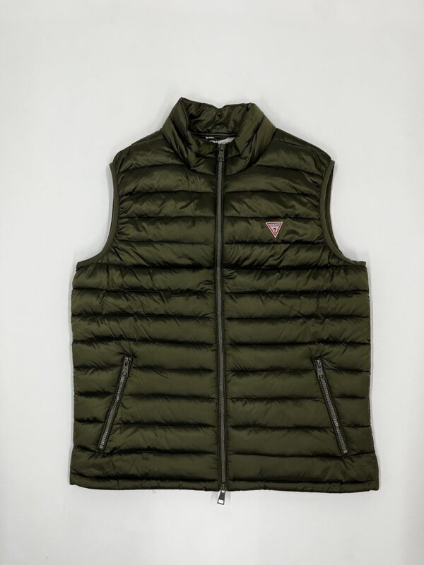 Guess Jeans Puffer Vest (Olive) – Herre | Vest/Jakke