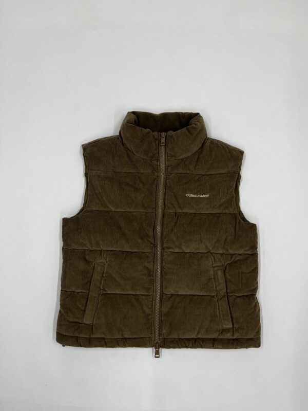 Guess Jeans Vest (Brun Corduroy) – Dame | Vest/Jakke