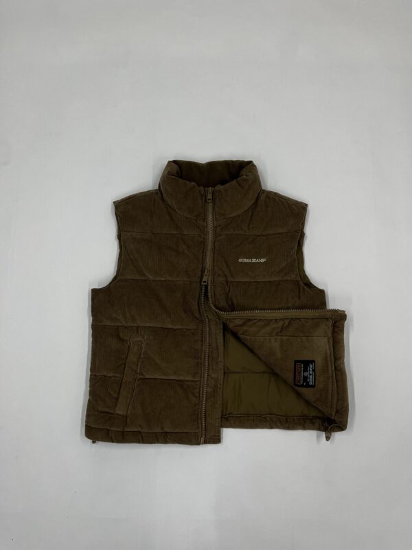 Guess Jeans Vest (Brun Corduroy) – Dame | Vest/Jakke