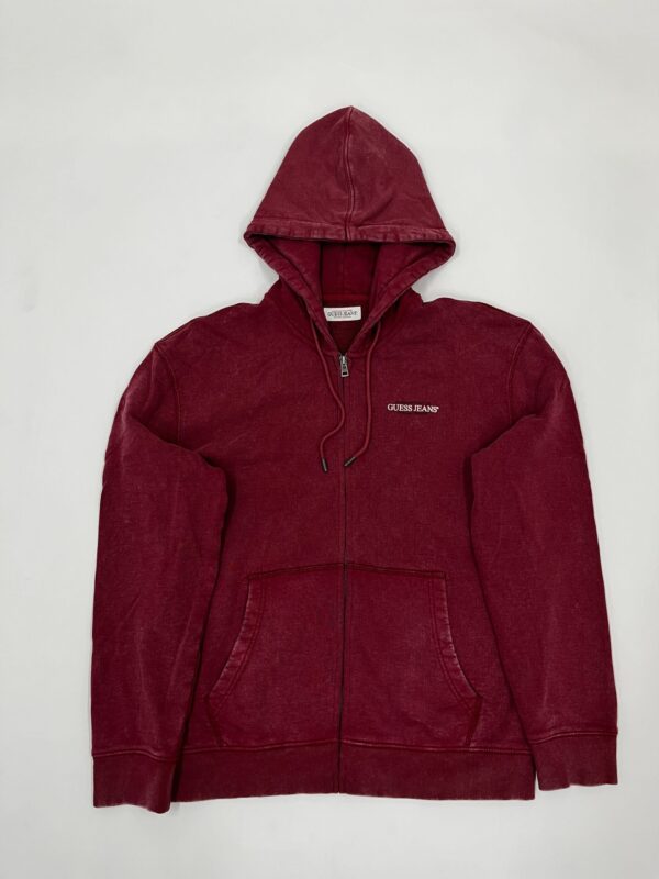 Guess Jeans Full-Zip Hoodie (Rød) – Herre | Sweat