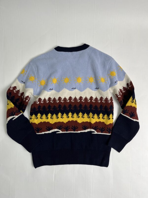 KnowledgeCotton Apparel Træ-print multi color trøje – Dame | Strik