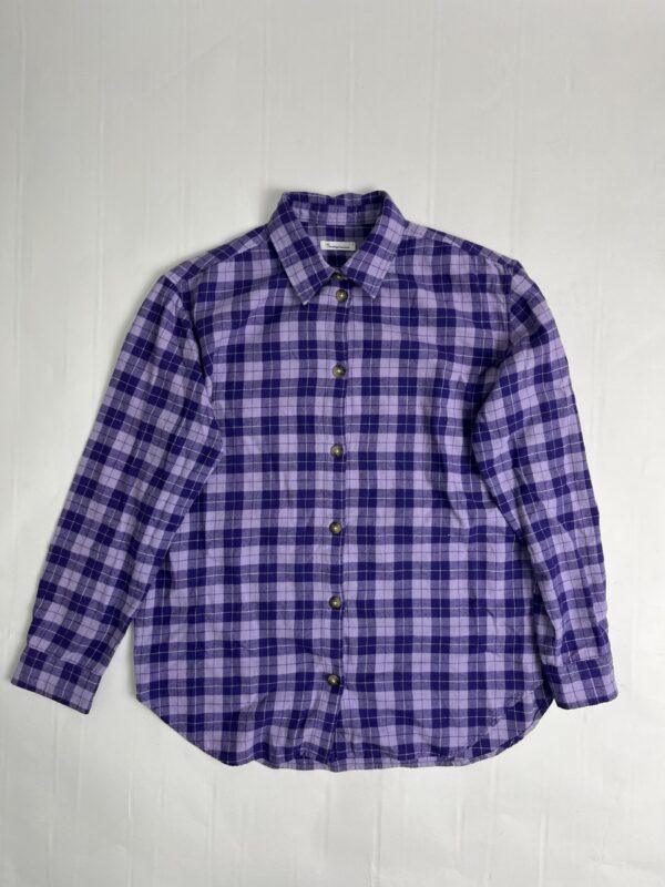 IMG_0213 KnowledgeCotton Apparel Lilla ternet skjorte – Dame | Skjorte