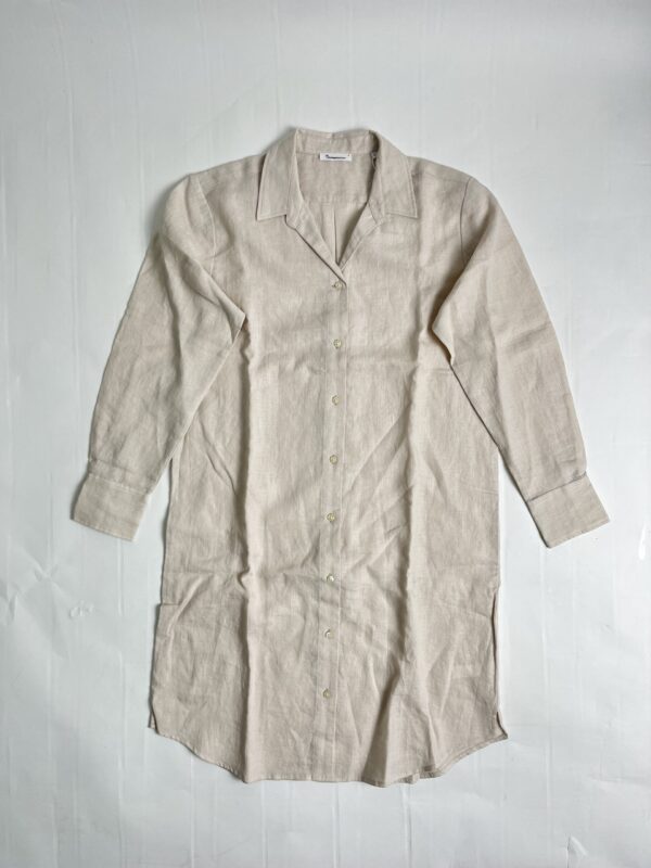 IMG_0219 KnowledgeCotton Apparel Skjortekjole (Cremehvid) – Dame | Kjole