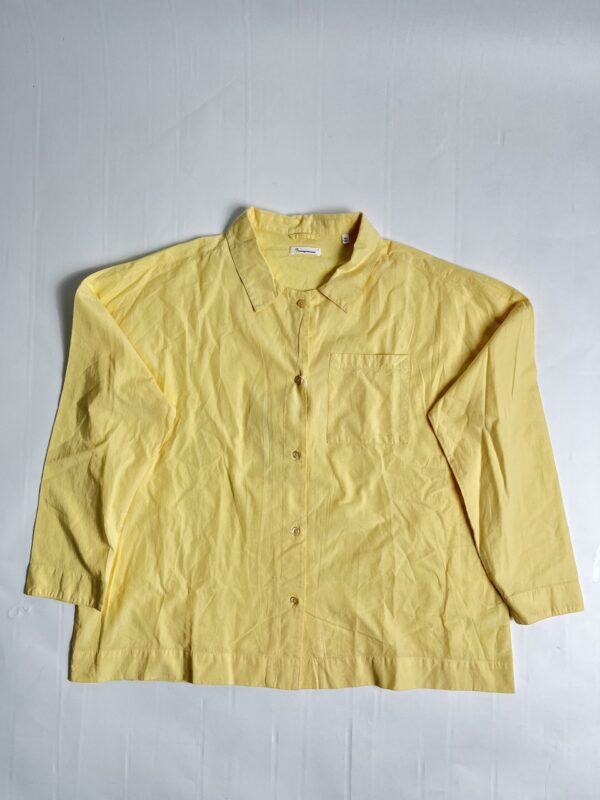 IMG_0225 KnowledgeCotton Apparel Skjorte (Gul) – Dame | Skjorte