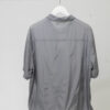 AMOMENTO Nylon Short Sleeve Shirt (Blue Grey) - Herre