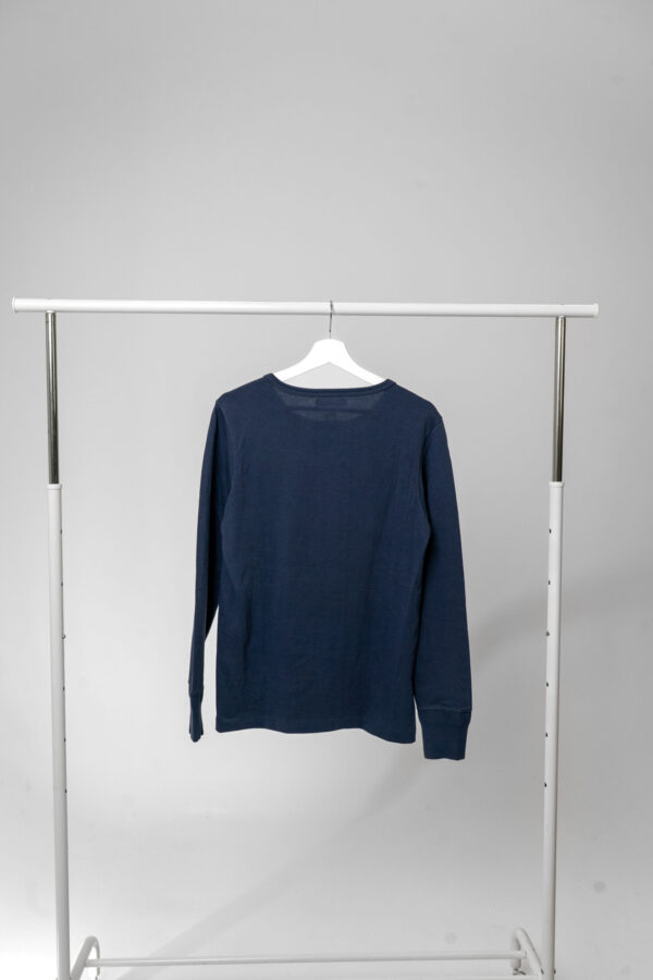 Merz b. Schwanen Long Sleeve Henley (Navy) - Herre