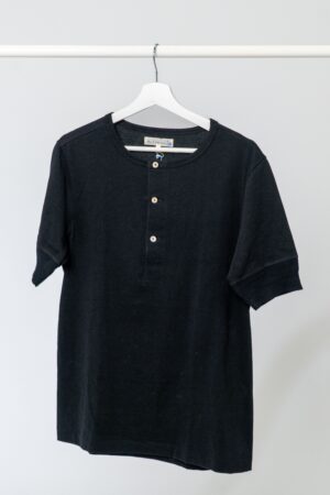 Merz b. Schwanen Henley T-shirt (Black) - Herre